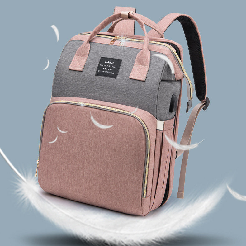 NEW Mummy Baby Crib Backpack Large Capacity Out Milk Insulated Bag Women