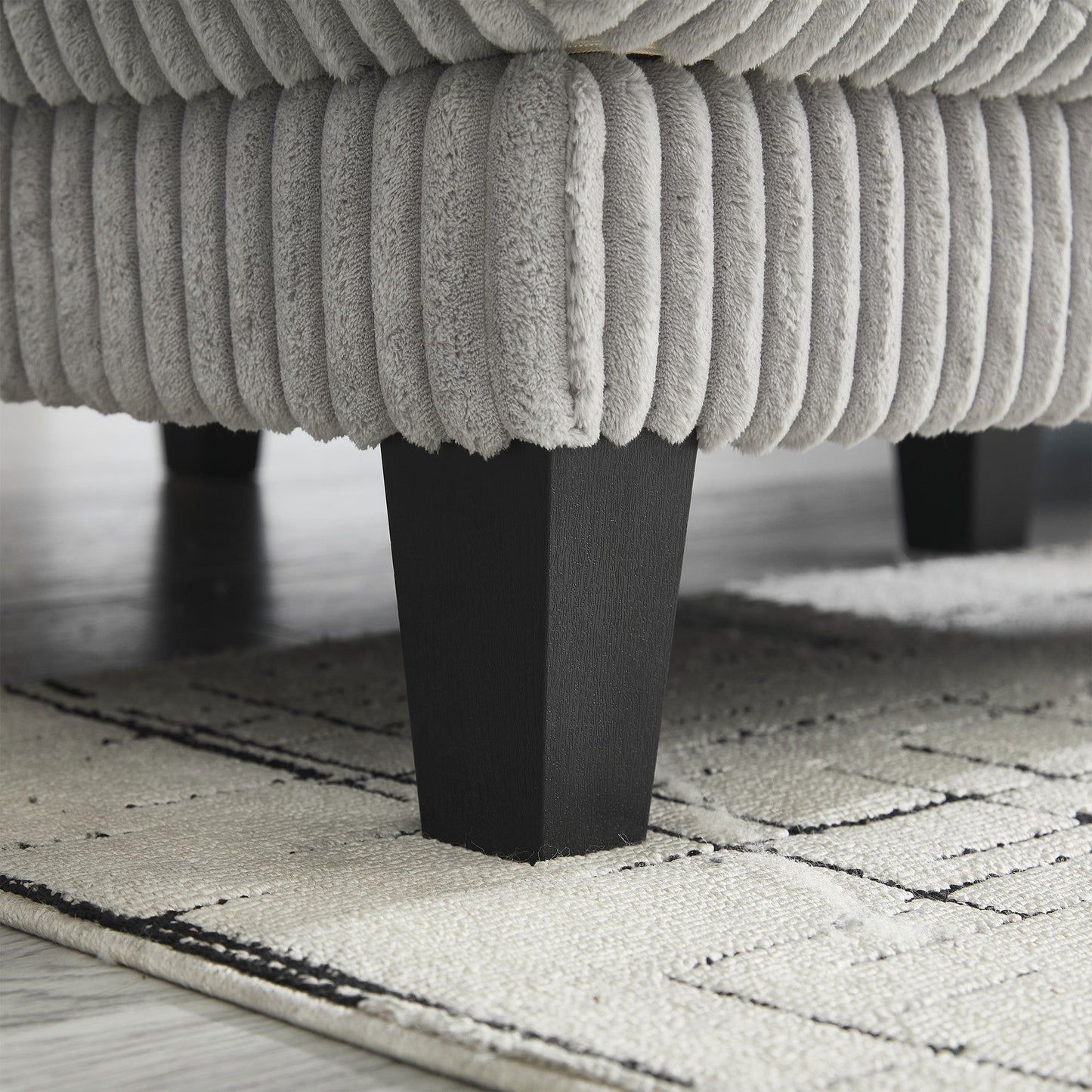 NEW U-Shaped Couch with Oversized Seat,4-Seat Sofa  with Double Chaise,Comfortable and spacious indoor furniture for Living Room,Apartment