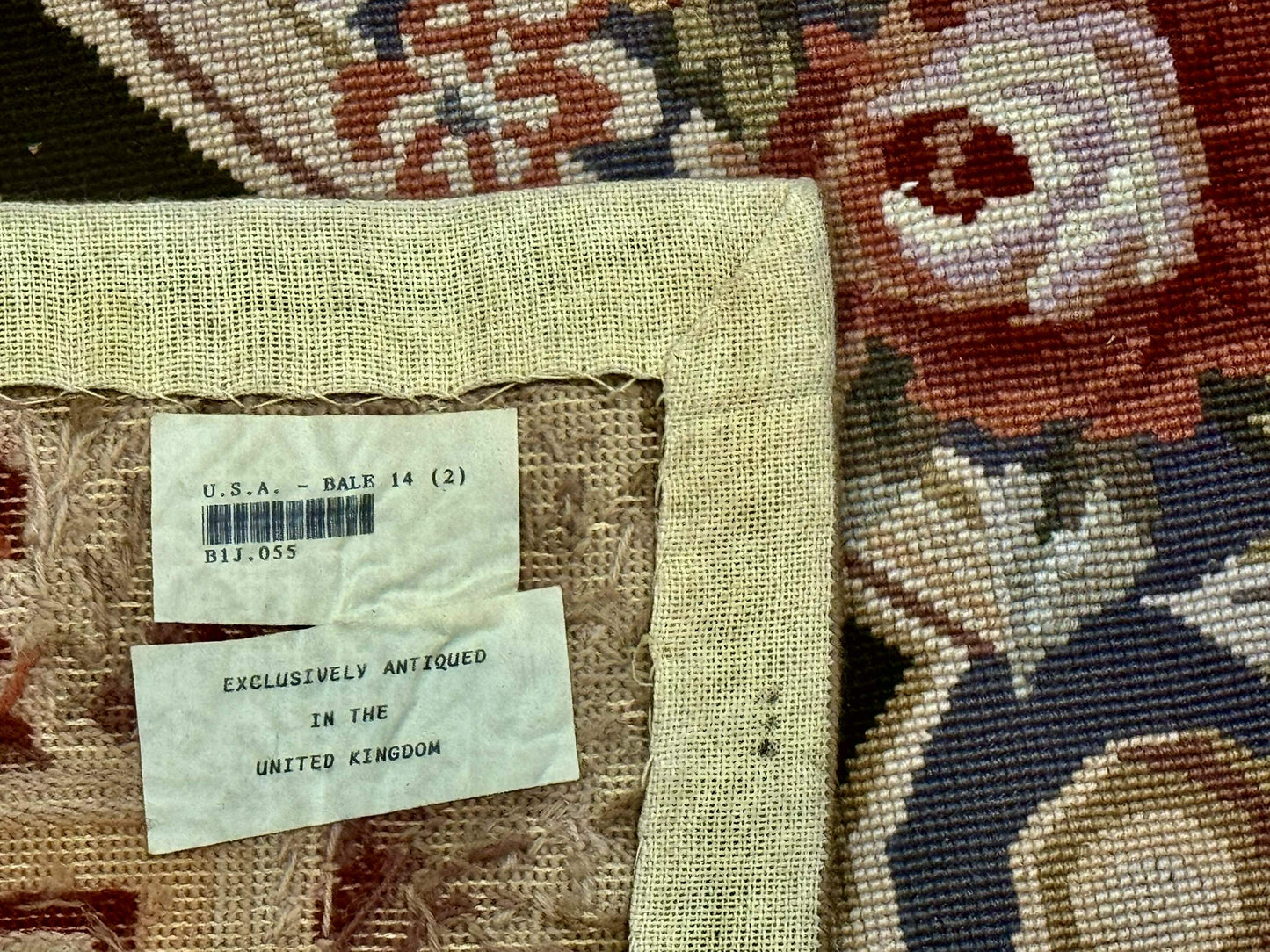 USED Wonderful Needlepoint Rug 10x14, Large Aubusson Carpet, Floral, Elegant, European Design