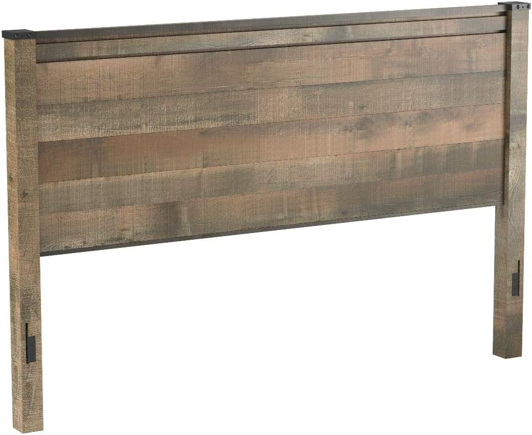 NEW Rustic King Headboard with Charming Plank Details