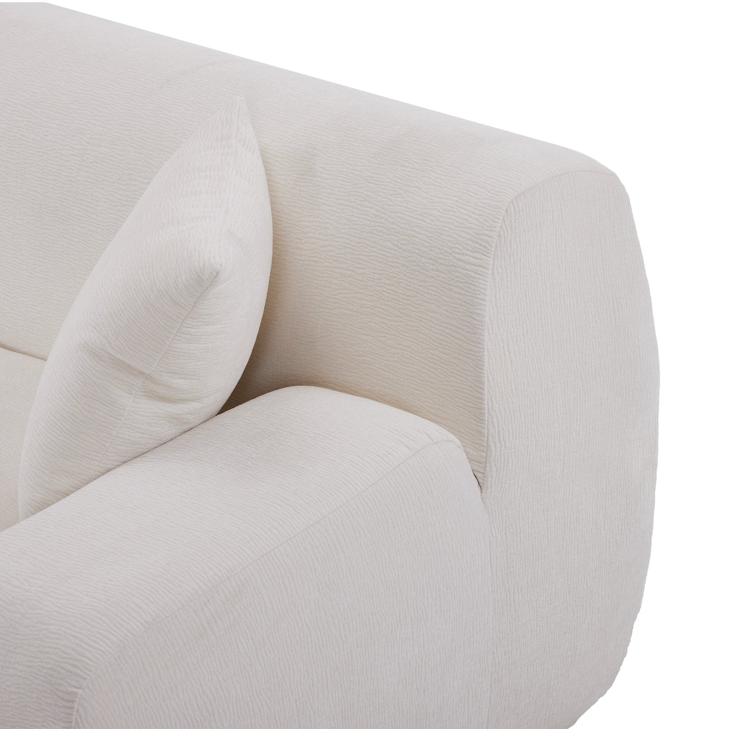 NEW 2 Piece Free Combination U_Style Modern Large L-Shape Modular Sectional Sofa