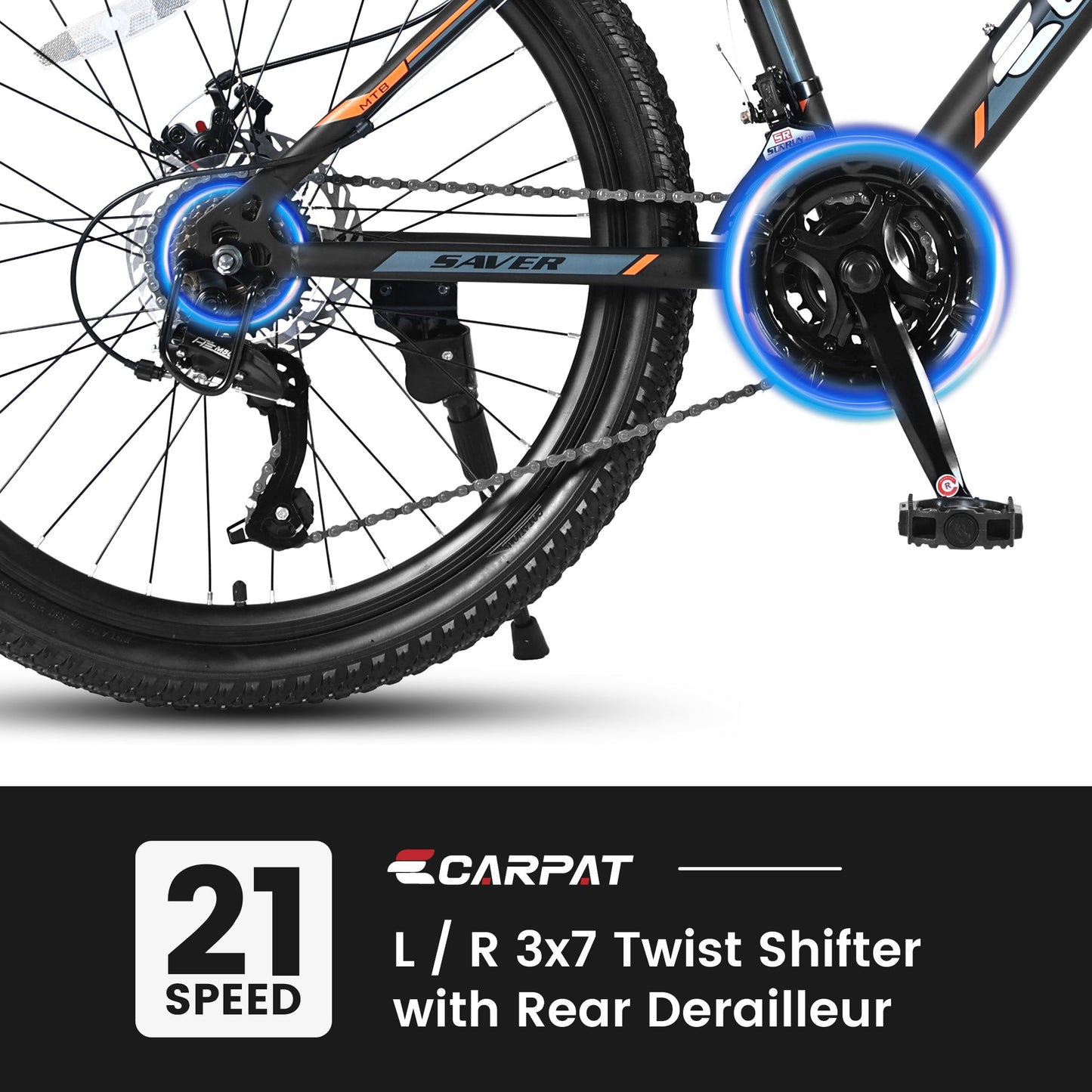 NEW S24102   24 Inch Mountain Bike Boys Girls, Steel  Frame, Shimano 21 Speed Mountain Bicycle with Daul Disc Brakes and Front Suspension MTB