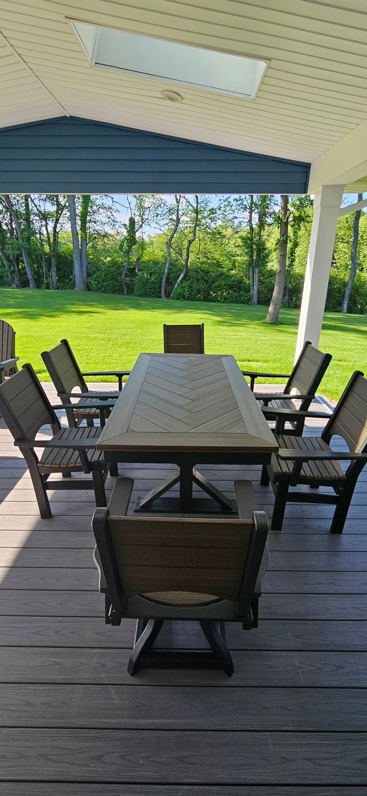 NEW Trestle X Outdoor Table