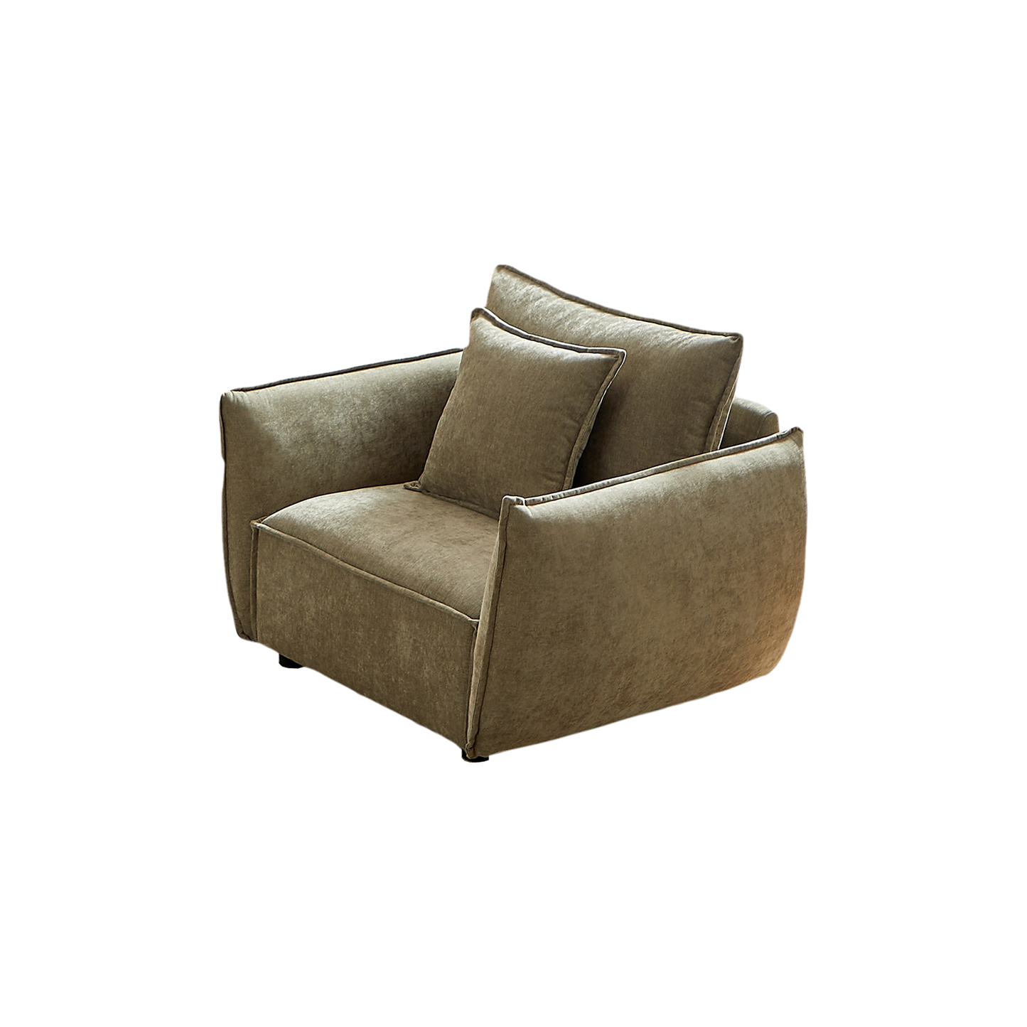 NEW MH 44' Minimalist Sofa Upholstered Arm Chair Sofa
