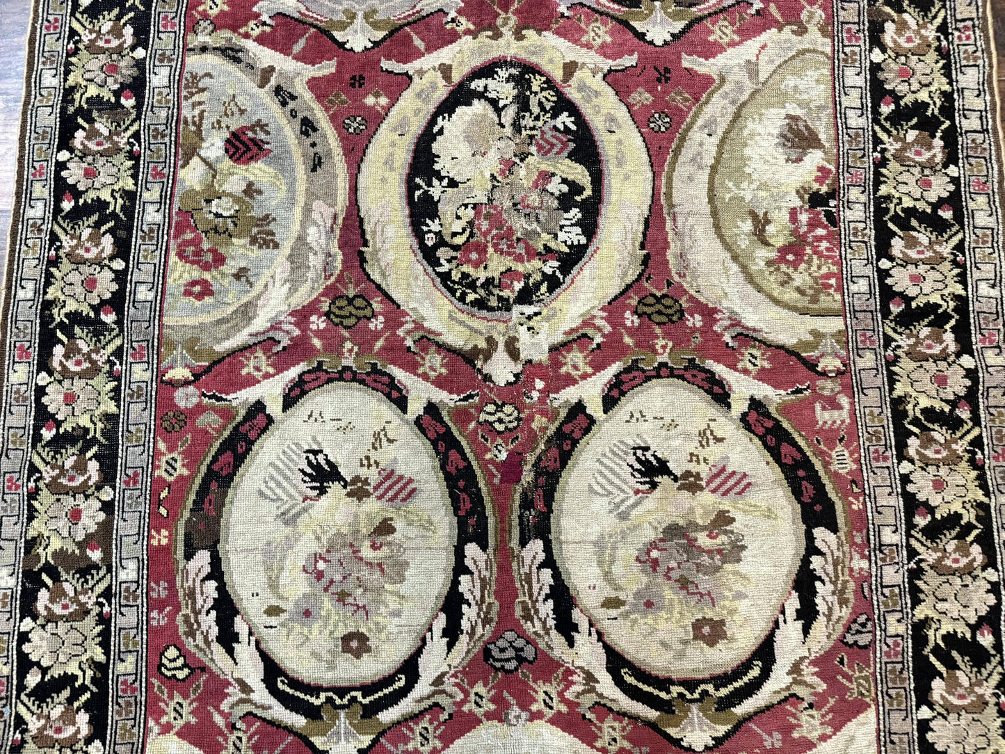 USED Antique Caucasian Karabakh Rug 5x10