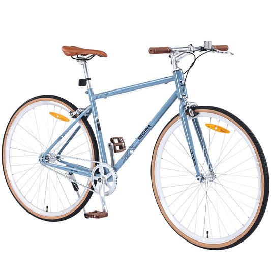 NEW Single Speed Retro style 700C Road Bike For men women's City Bicycle,Steel Frame