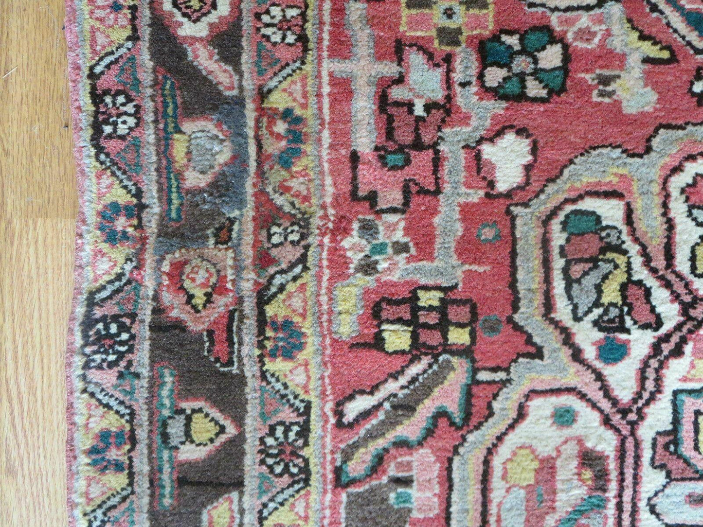 USED 3' 9" X 10' 6" Semi Antique Handmade Turkish Wool Runner Rug
