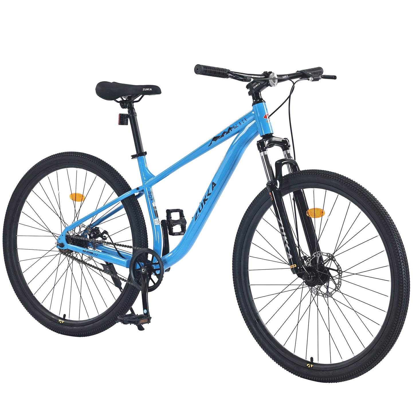 29 " Wheels Single Speed Mountain Bike, for Men Women Boys and Girls, Front Suspension, Steel Frame