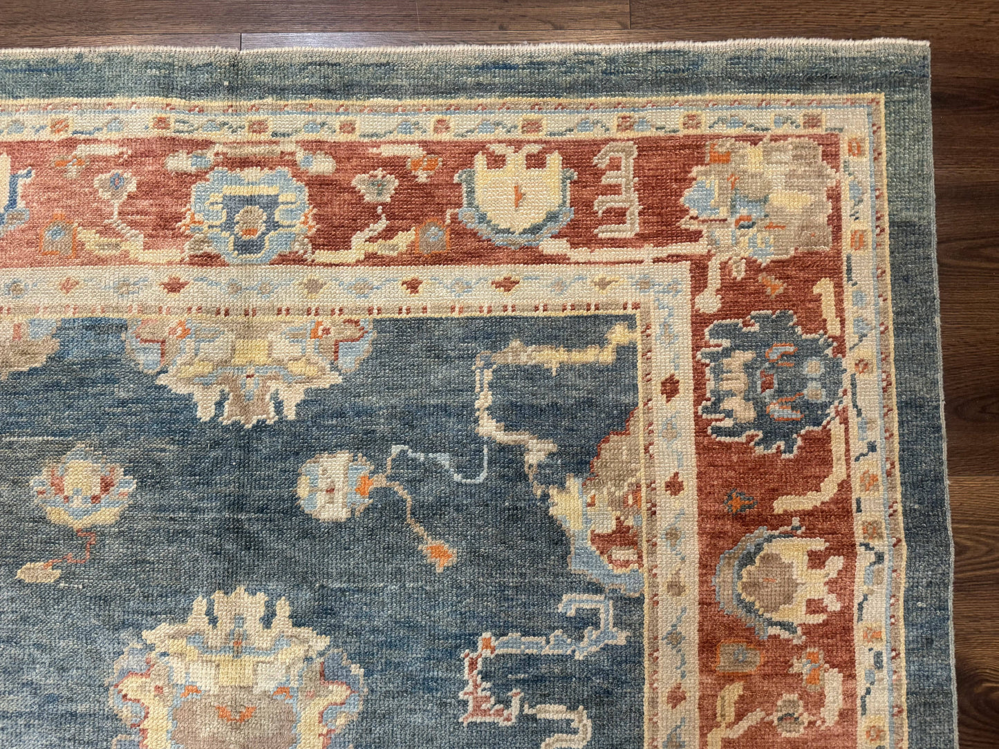 USED Turkish Oushak Rug 6x9, Sultanabad Carpet, Medium Size Oriental Rug