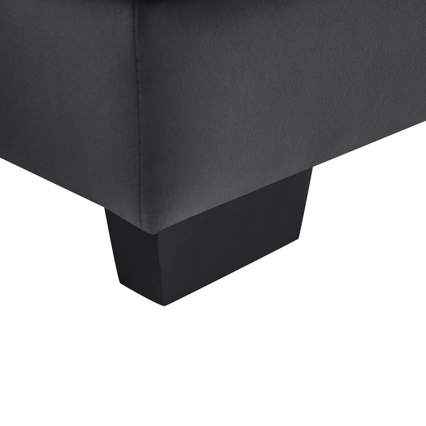 NEW Modern Gray Velvet Upholstered U-shaped 6-Seat Sofa with Console Cupholders and USB Ports