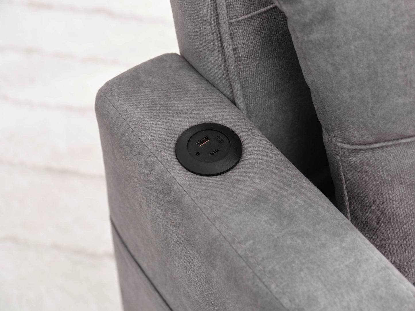 NEW Futon Chair Bed Convertible Chair 3-in-1 Pull Out Sleeper Chair Beds with USB Ports,Wear-resistant and Anti-scratch,  Armchair Bed Sleeper for Living Room (Light Grey Scratch Cloth)