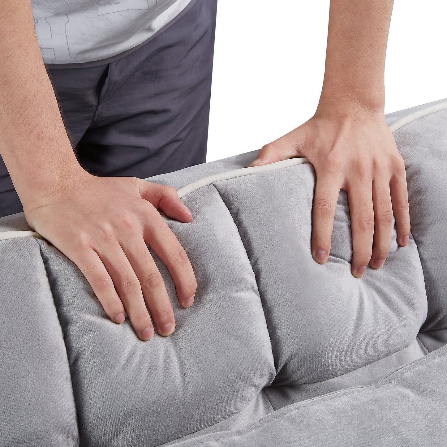 NEW Convertible Sleeper Chair Sofa Bed Adjustable Pull Out Sleeper Chair Bed Multi-Pockets Folding Sofa Bed for Living Room Bedroom Small Space,3-in-1 Sofa Bed