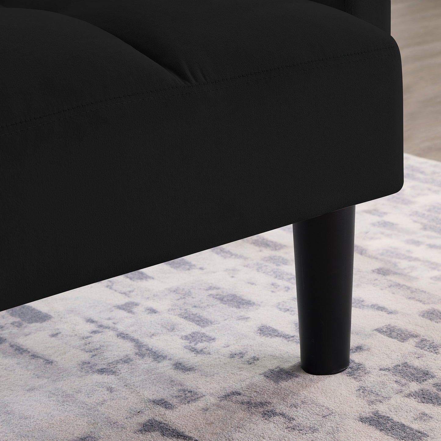 NEW Tufted Velvet Futon Couch Convertible Folding Sofa Bed