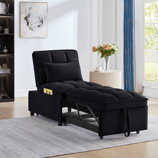 New 4 in 1 Multi-Function Single Pull-out Chaise