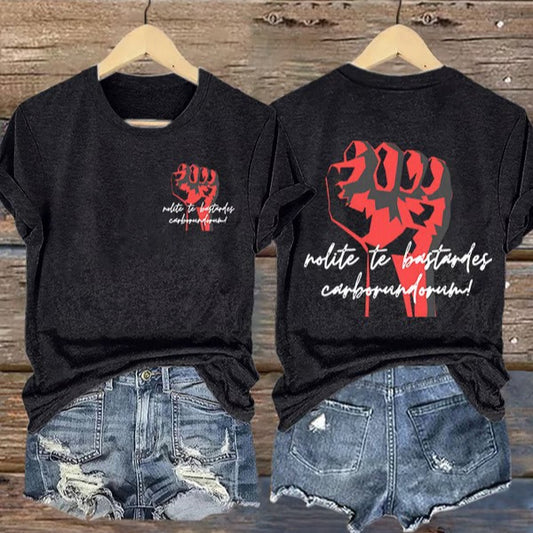 New 3D Digital Printing Women's V-neck T-shirt