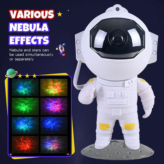 New Galaxy Star Projector Starry Sky Night Light Astronaut Lamp Home Room Decor Decoration Bedroom Decorative Luminaires Gift