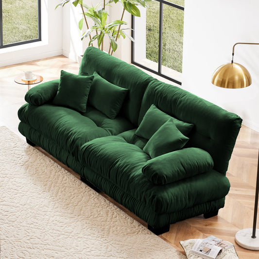 New Two Seat sofa with 2 Lumbar pillows