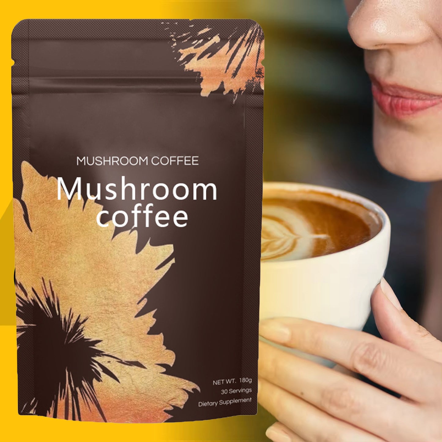 NEW Mushroom Ground Coffee