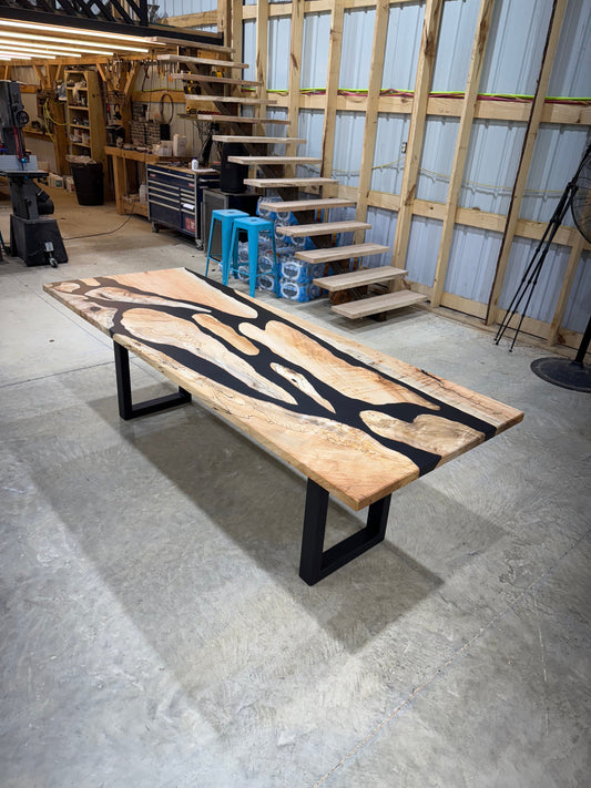 NEW 8x3 Maple River Table