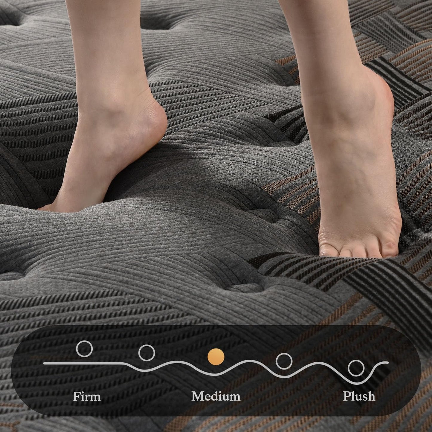 NEW Queen 12 Inches Hybrid Memory foam Mattress CertipurUS