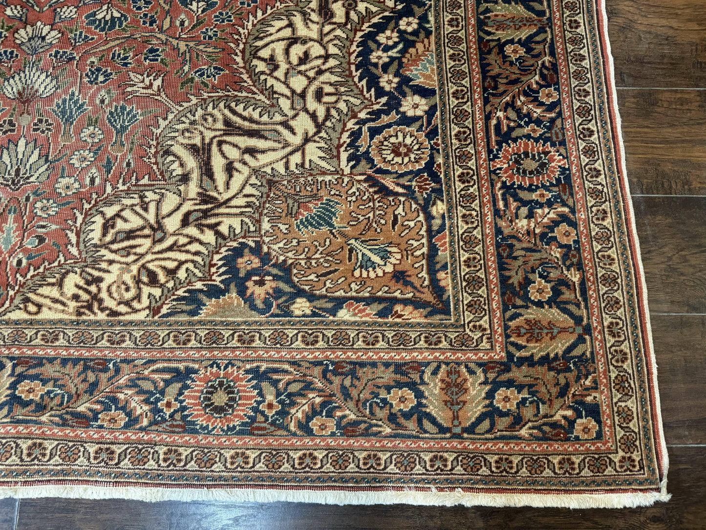 USED Turkish Kayseri Rug 6x10, Antique Turkish Carpet, Floral Medallion, Oriental Carpet, Red