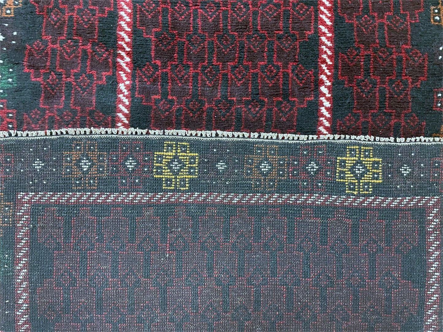 USED 3 X 5 Vintage Handmade Tribal Wool Rug Baluchi Rug Afghan Rug Balouch Rug 3x4.7