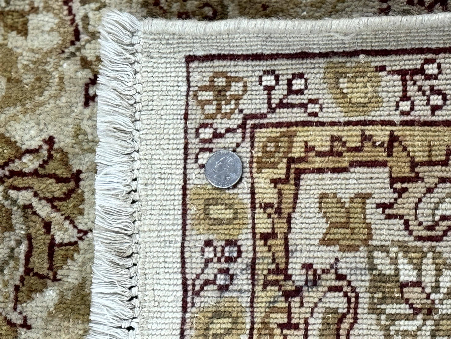 USED Turkish Oushak Rug 6x9, Vintage, Beige