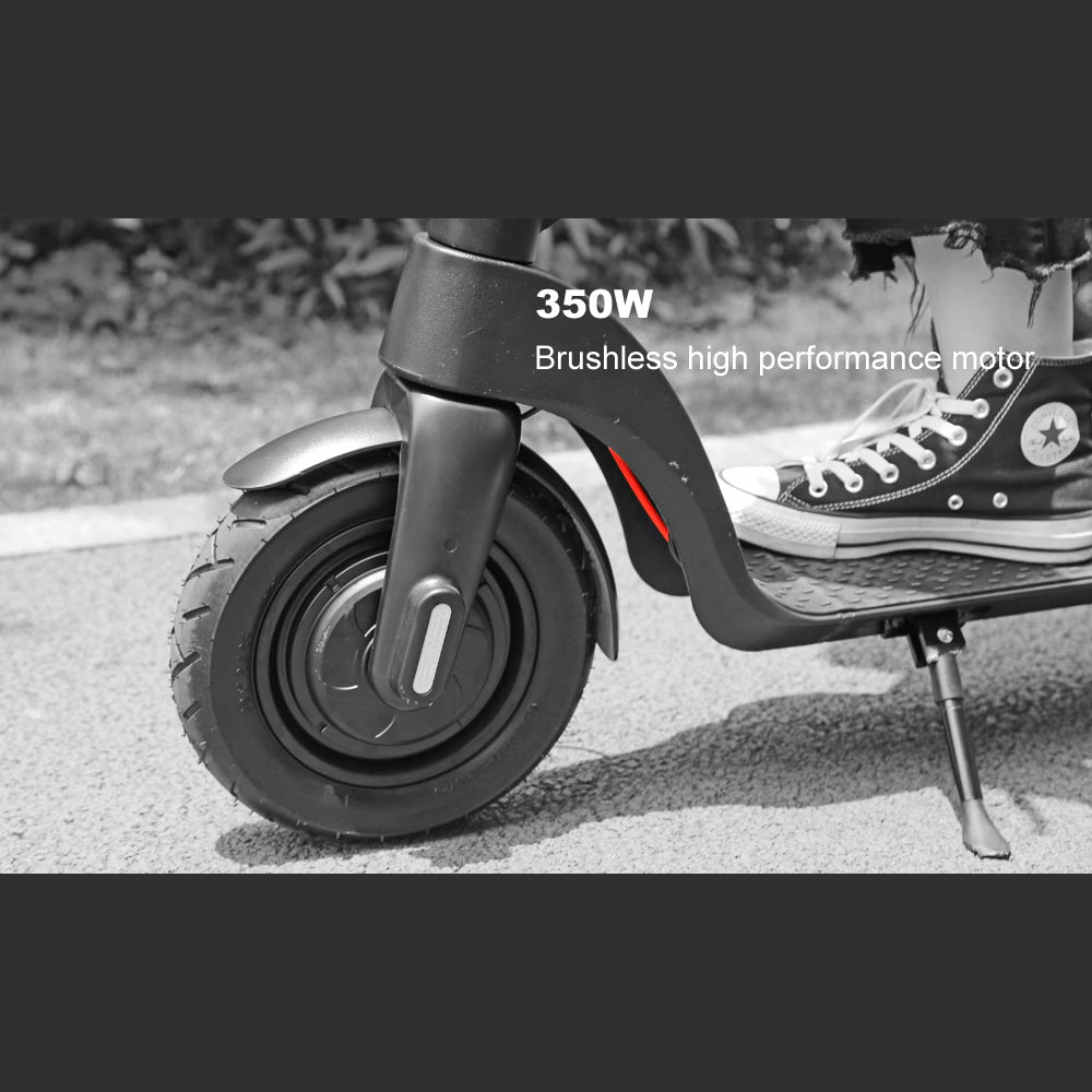 NEW Aluminum X8 Folding 10 Inch LED Front & Rear Lights 350W High Performance Motor Triple Braking System  Alloy Electric Scooter