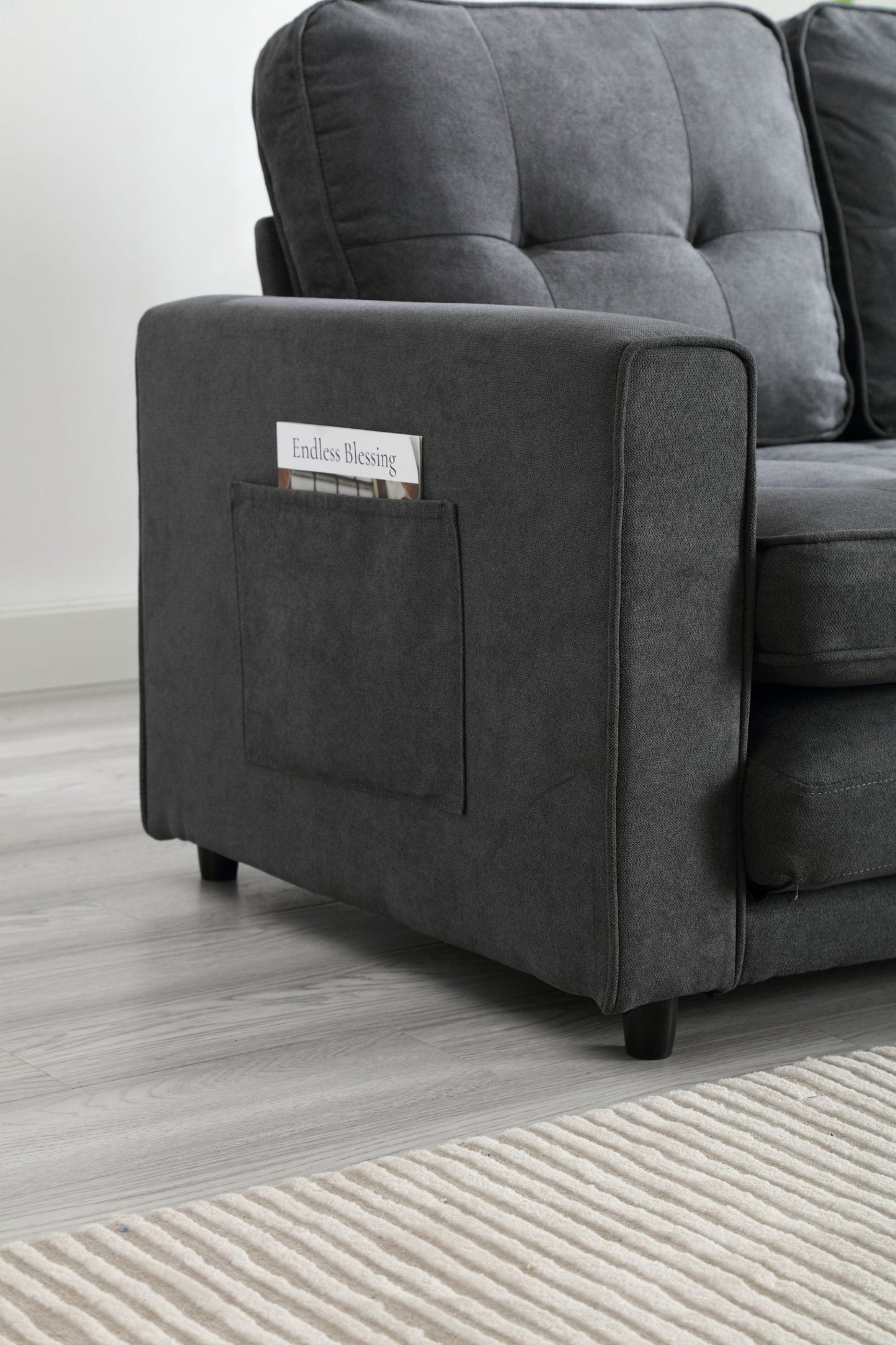 NEW 3 Fold Convertible Futon Couch Sleeper Loveseat Sofa Bed Pull Out Couch