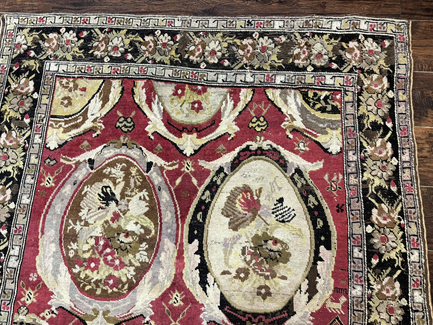 USED Antique Caucasian Karabakh Rug 5x10