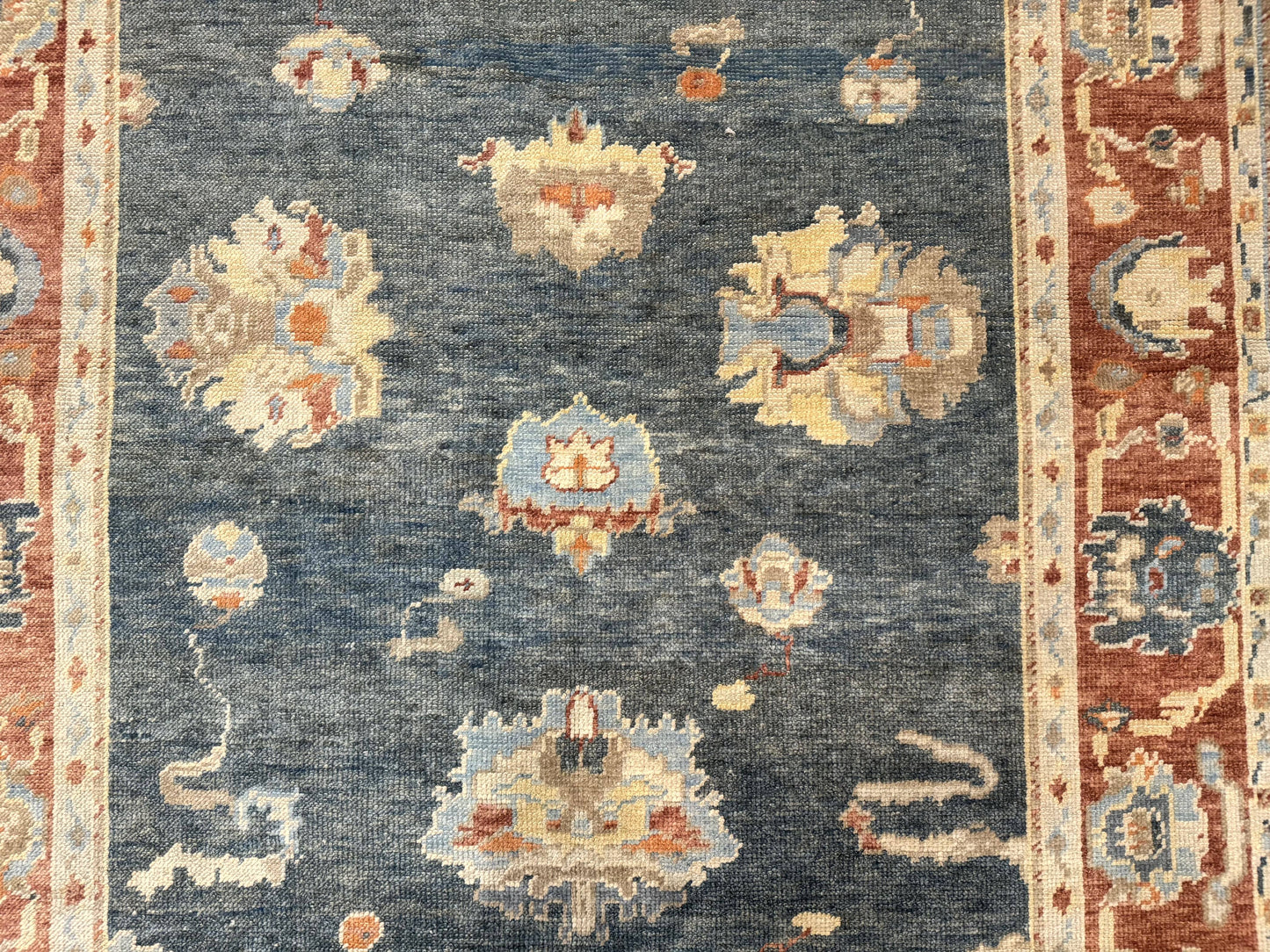 USED Turkish Oushak Rug 6x9, Sultanabad Carpet, Medium Size Oriental Rug