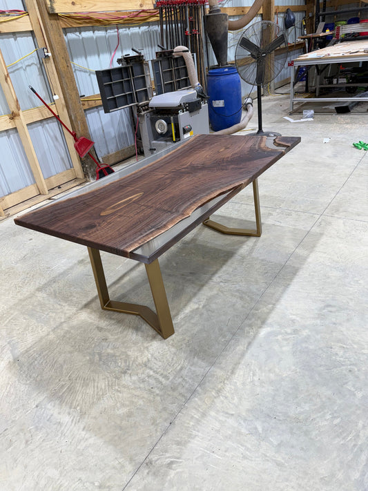 NEW 72x38 Walnut Slab Clear Cast