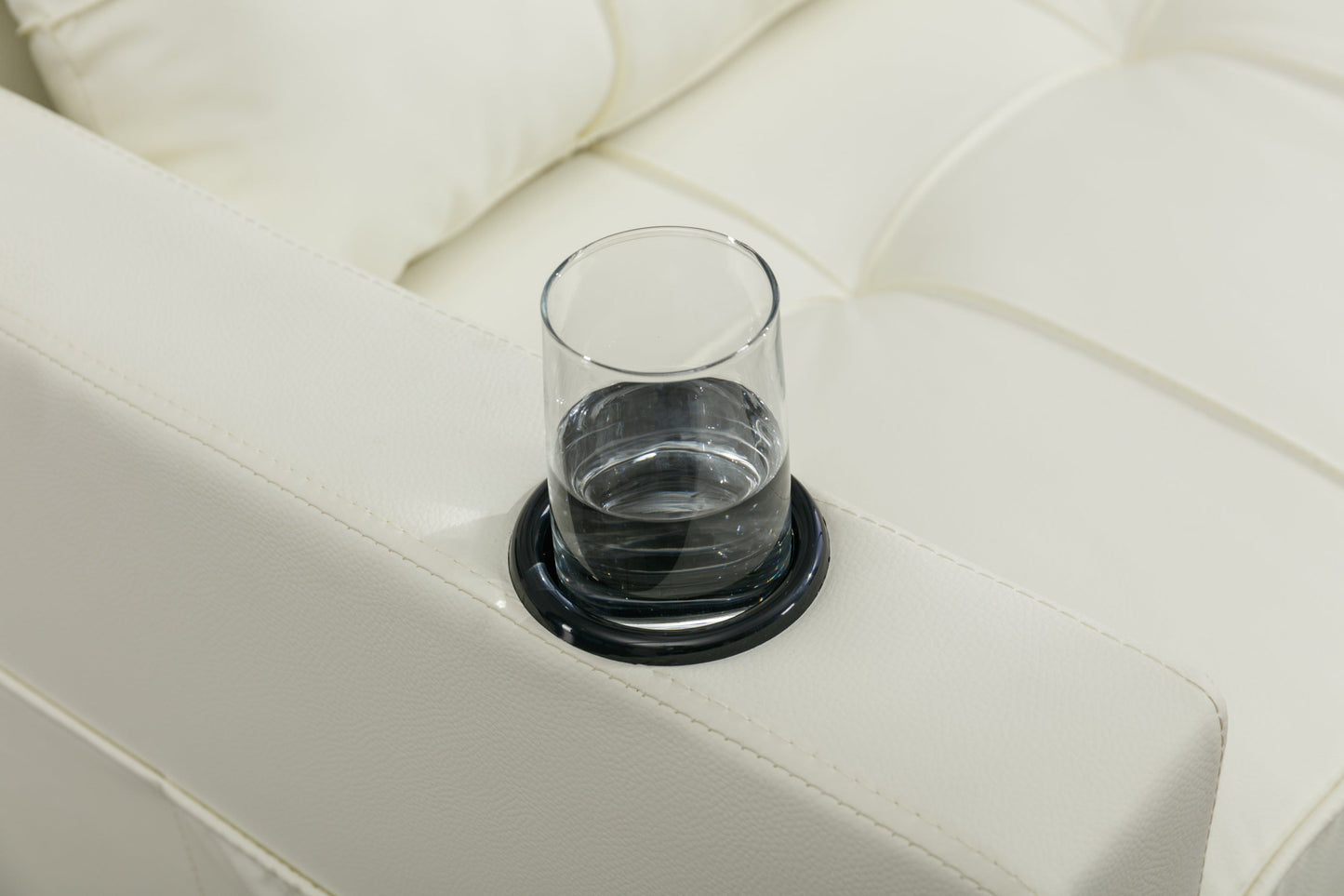 NEW Futon Chair Bed Convertible Chair 3-in-1 Pull Out Sleeper Chair Beds with USB Ports,Wear-resistant and Anti-scratch,  Armchair Bed Sleeper for Living Room (White Leather)