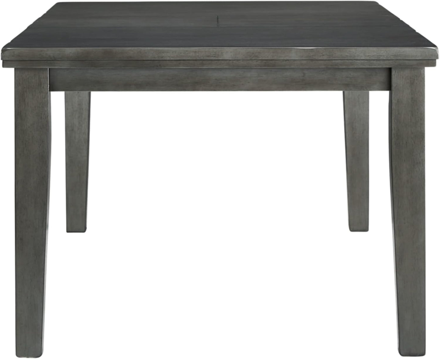 NEW Hallanden Modern Farmhouse Butterfly Extension Dining Table Dark Gray