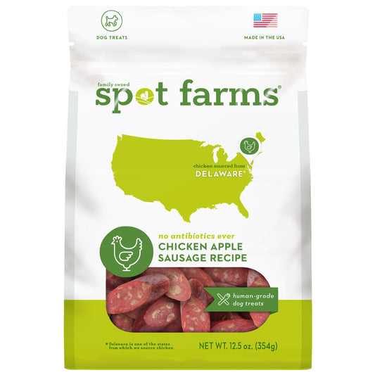 NEWSpot Farms Dog Treats Sausage Chicken & Apple (12.5oz)