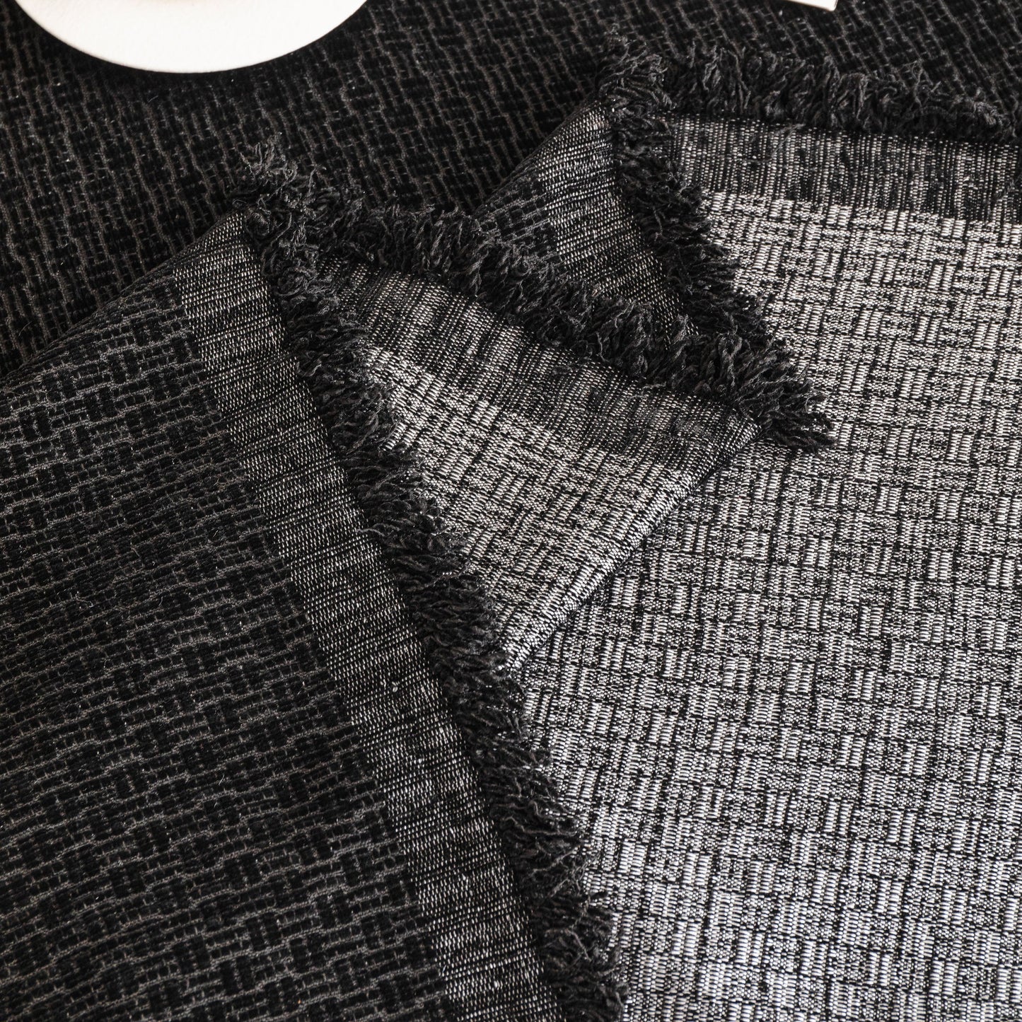 NEW Textured Woven Modern Sofa Cover, Natural Blend Decorative Couch Throw Blanket