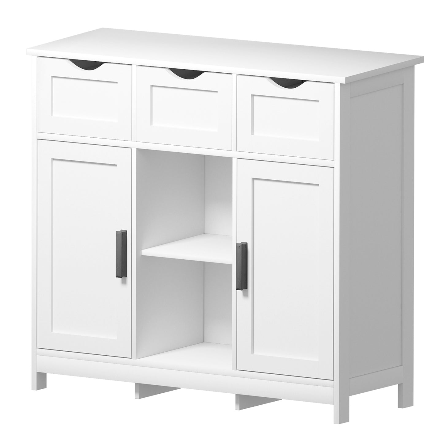 NEW Cabinets With Drawers And Shelves, Living Room, Bedroom, Bathroom Decor Cabinets Furniture Home Decor - White