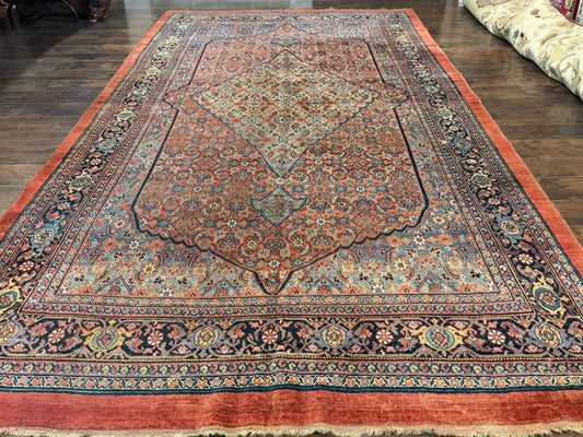 USED Antique Persian Bijar Rug 7x15