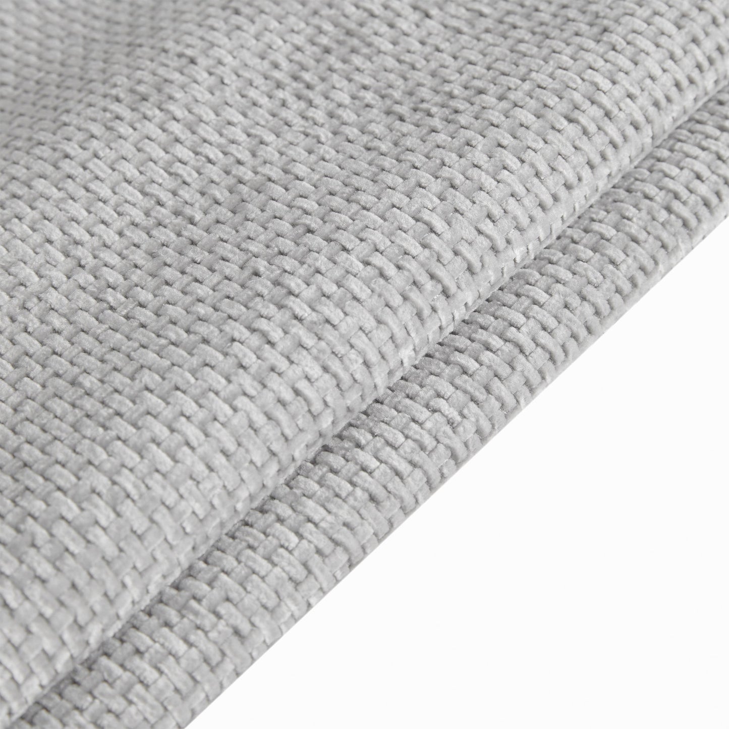 NEW Chenille Fabric Light Gray Modern Oversized L-Shaped Sectional Sofa with Chaise and Pillows