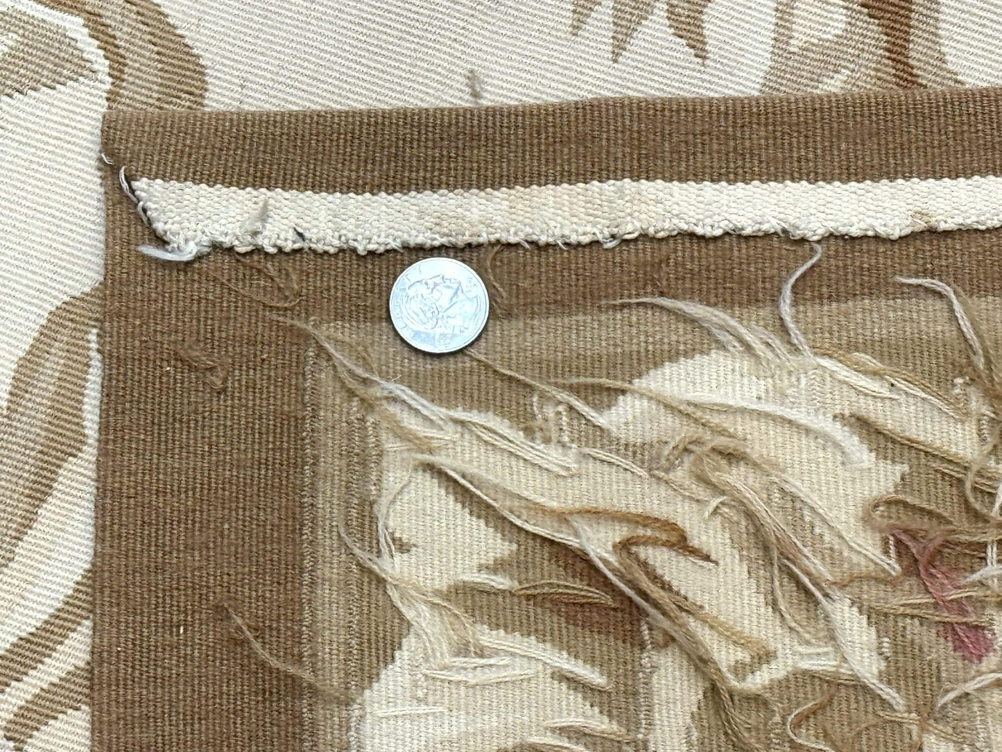 USED Aubusson Rug 6x9