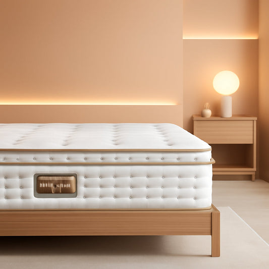 NEW Queen Firm Hybrid Mattress Featuring Lumbar Support