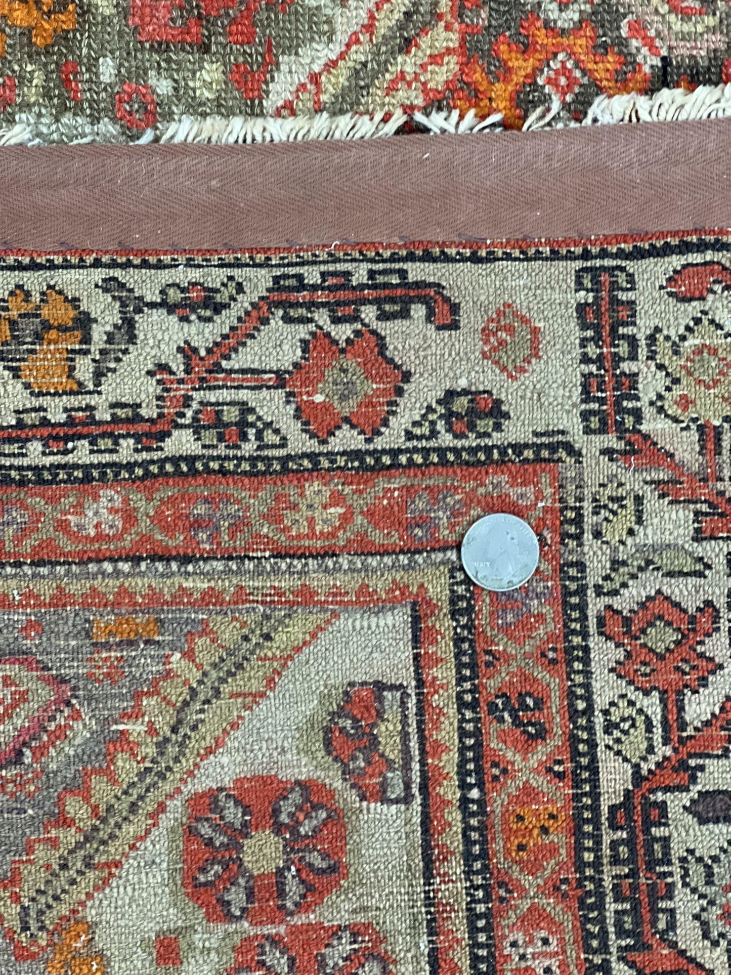 USED Wonderful Antique Persian Malayer Rug 4x6, Wool Hand Knotted Authentic Oriental Carpet, Very Fine