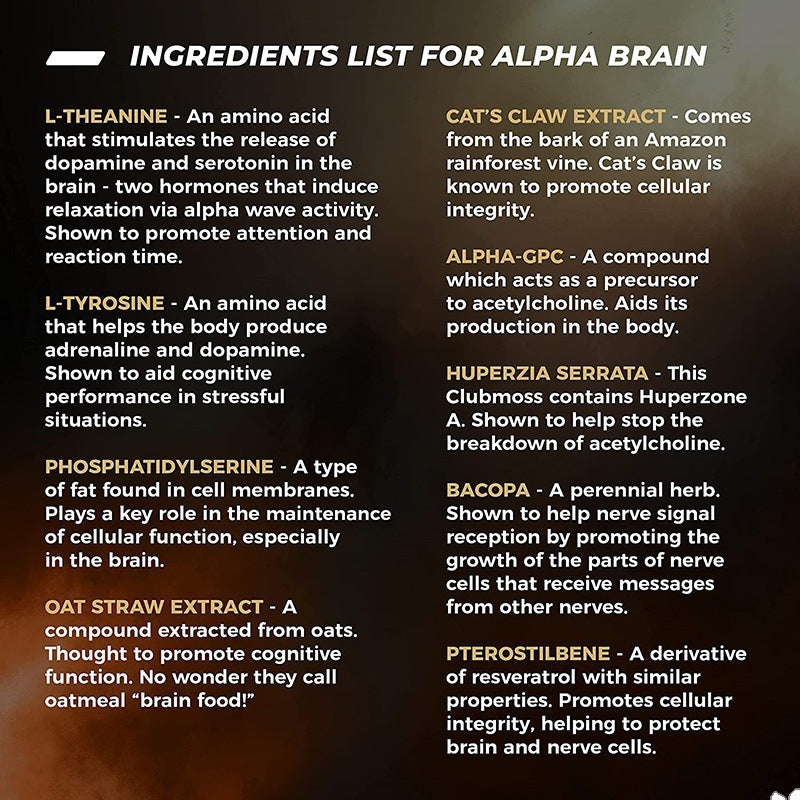 NEW L Theanine Brain Supplement