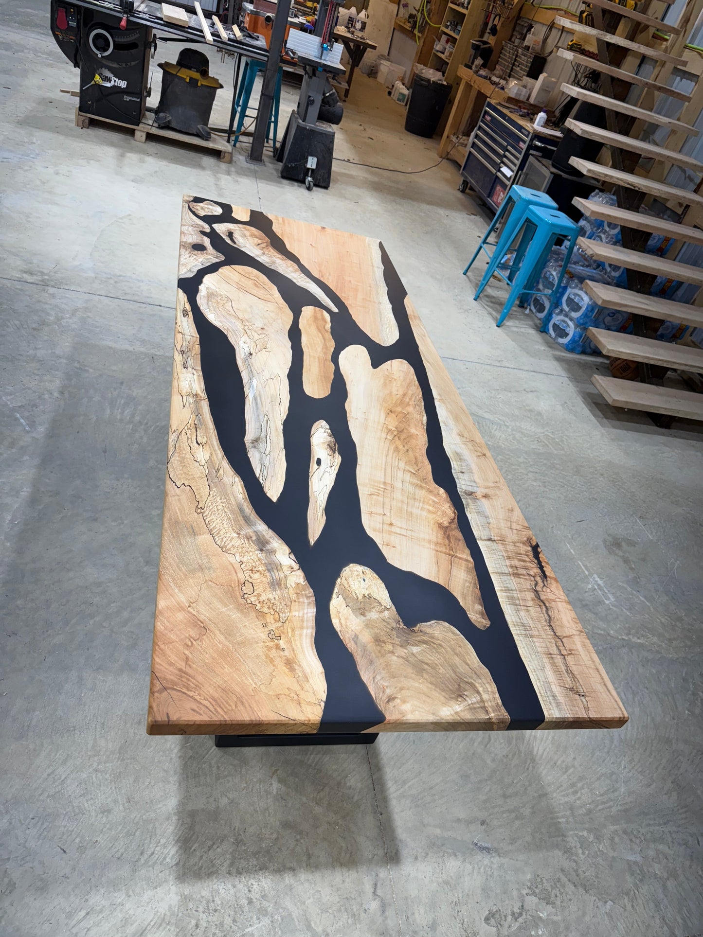 NEW 8x3 Maple River Table