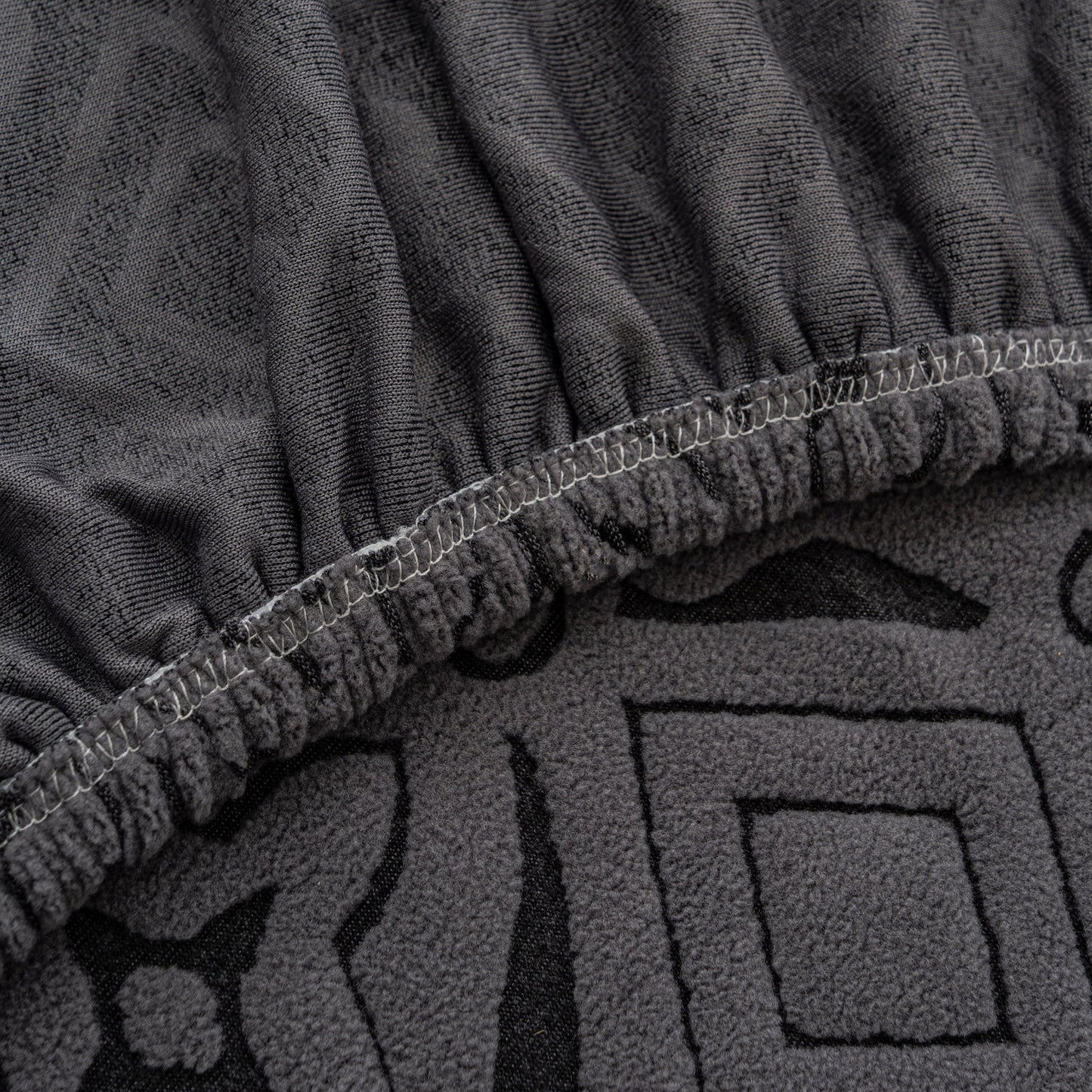 NEW 3D Jacquard Geometric Sofa Cover, High Stretch Soft Polar Fleece Slipcover for Couch