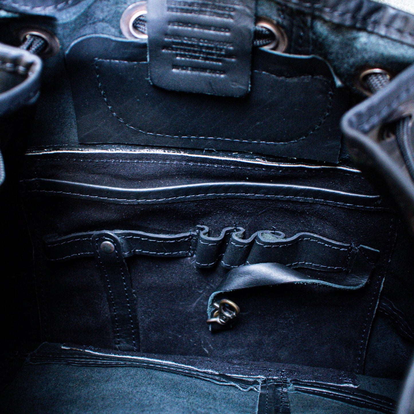 NEW Leather Bucket Bag - Black