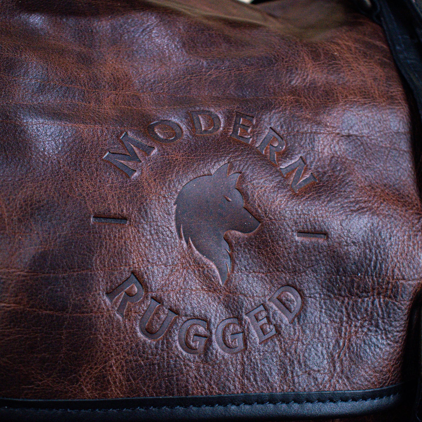 NEW Leather Hide Laptop Bag- Rustic Merlot and Black (Buckles)