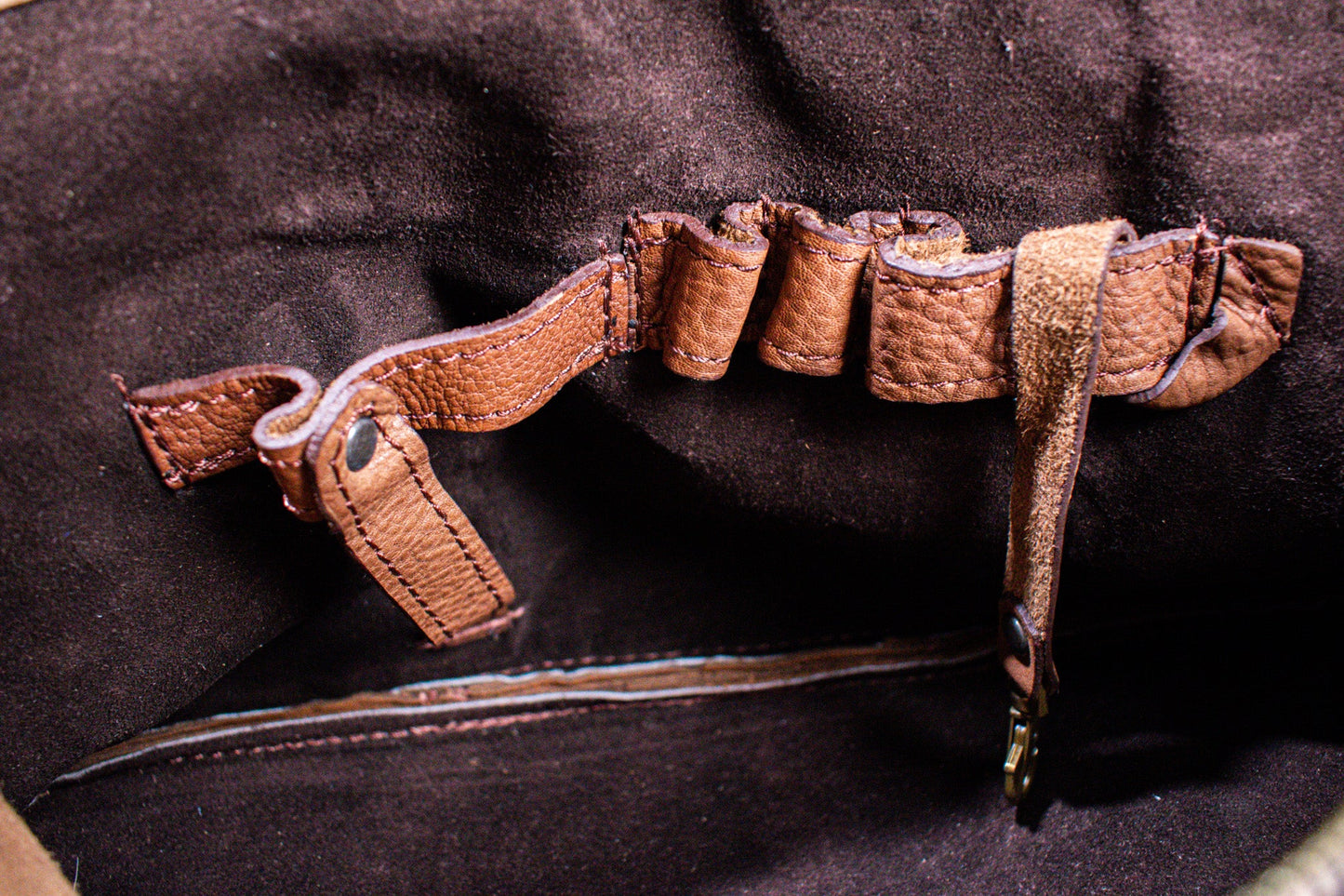 NEW Leather Hide Laptop Bag- Soft Textured Tan (Buckles)