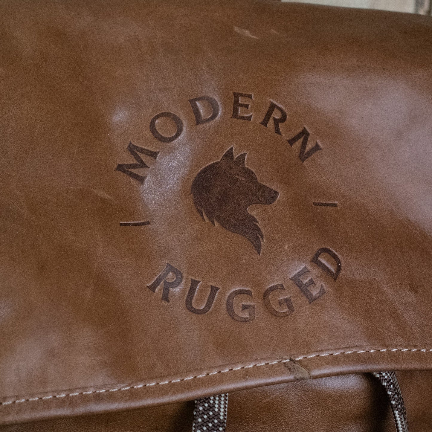 NEW Leather Hide Backpack - Soft Tan (Weathered)