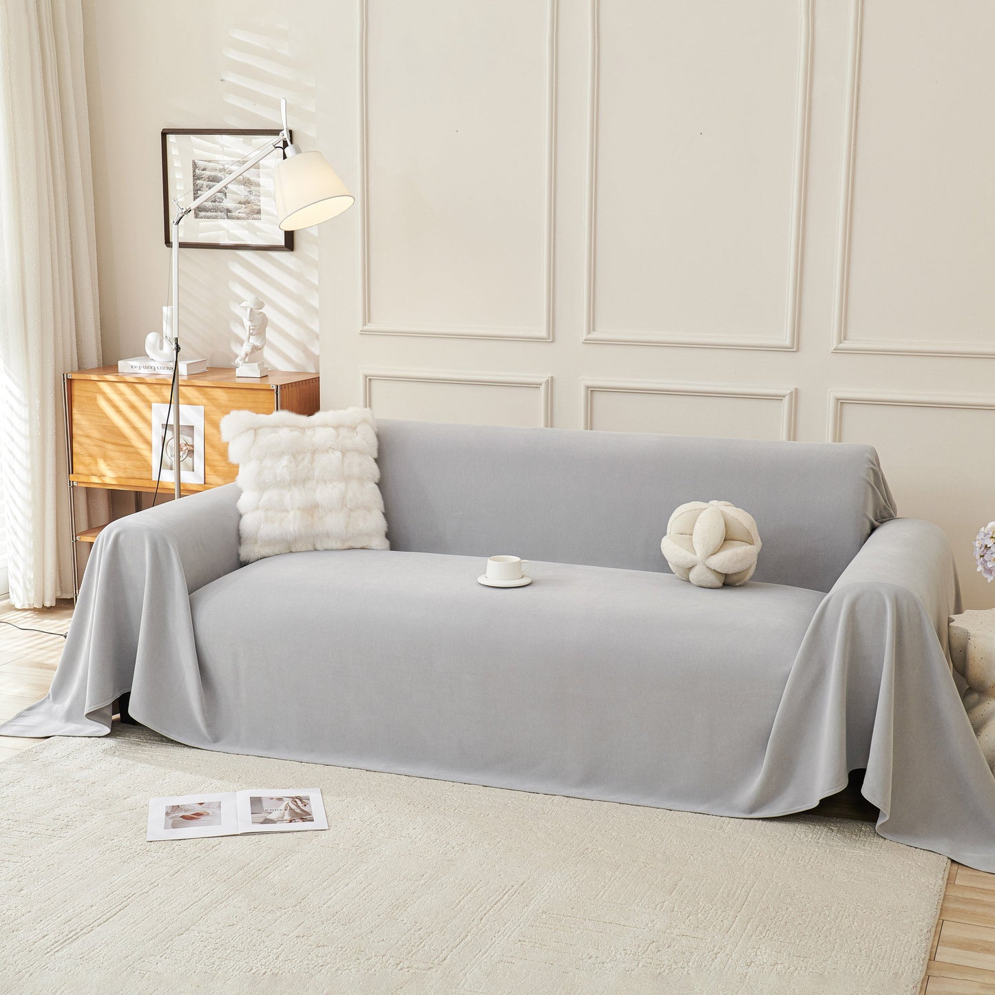 NEW Waterproof Scratch Proof Sofa Protector Throw Blanket, Couch Cover for Pets & Kids